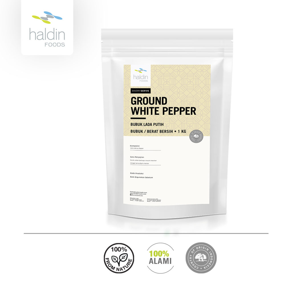 Ground White Pepper 1 kg haldinfoods