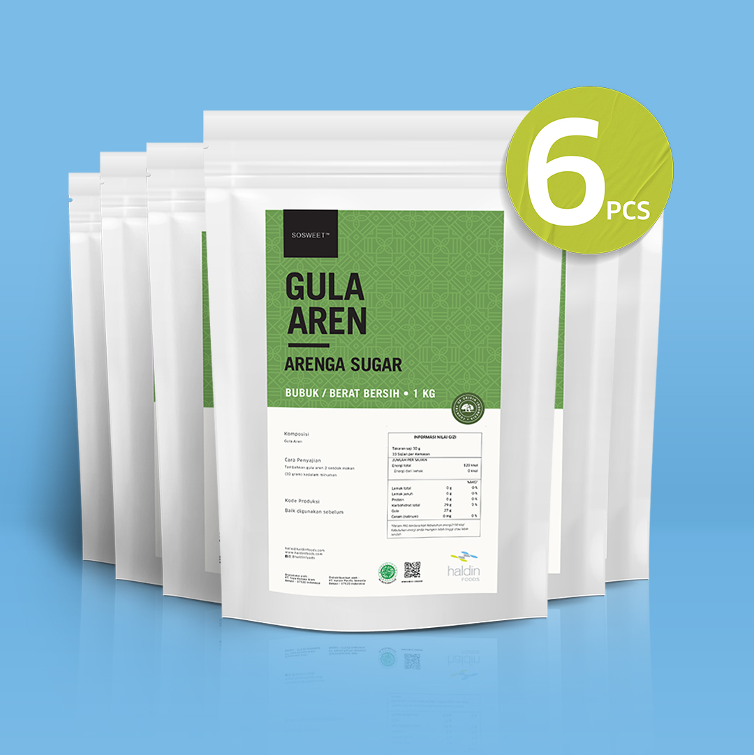 ARENGA POWDER, 1 KG (6 PCS)