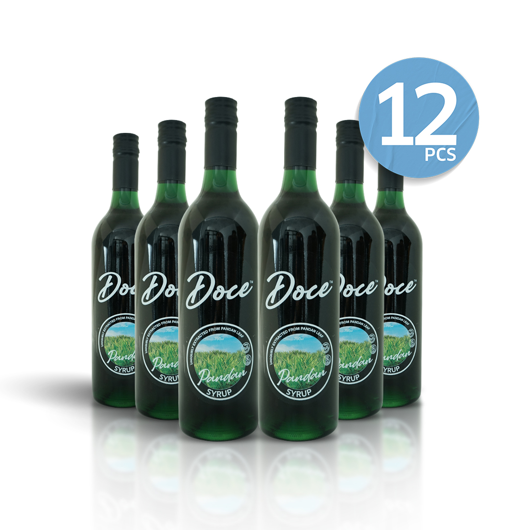 DOCE™ PANDAN SYRUP, 750 ML (12 PCS)