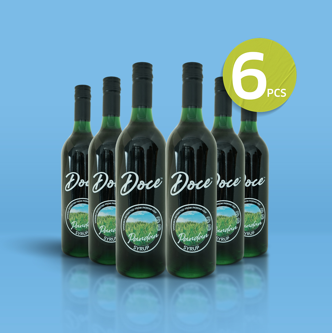 DOCE™ PANDAN SYRUP, 750 ML (6 PCS)