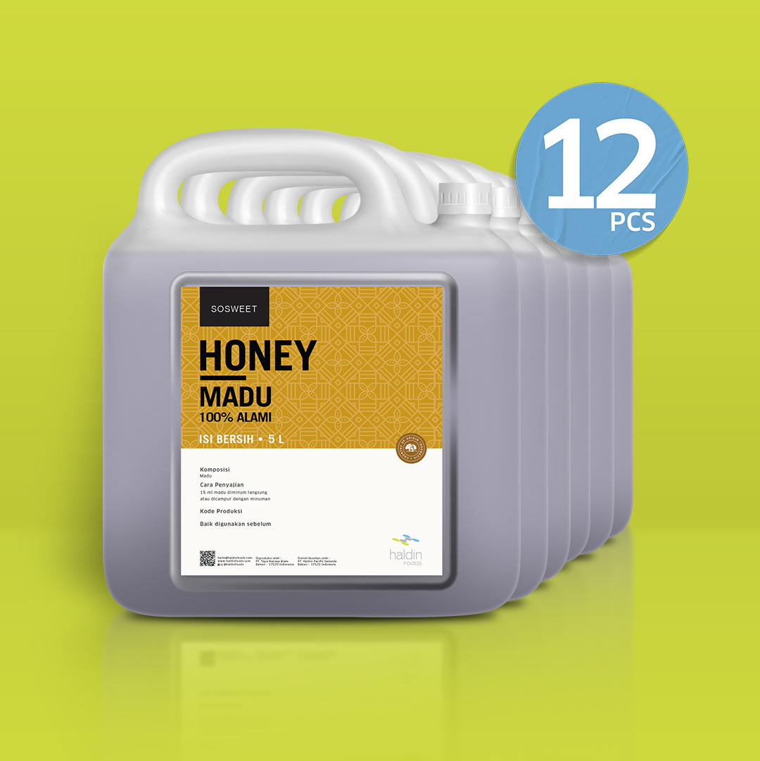 HONEY MULTIFLORAL LIQUID, 5 L (12 PCS)