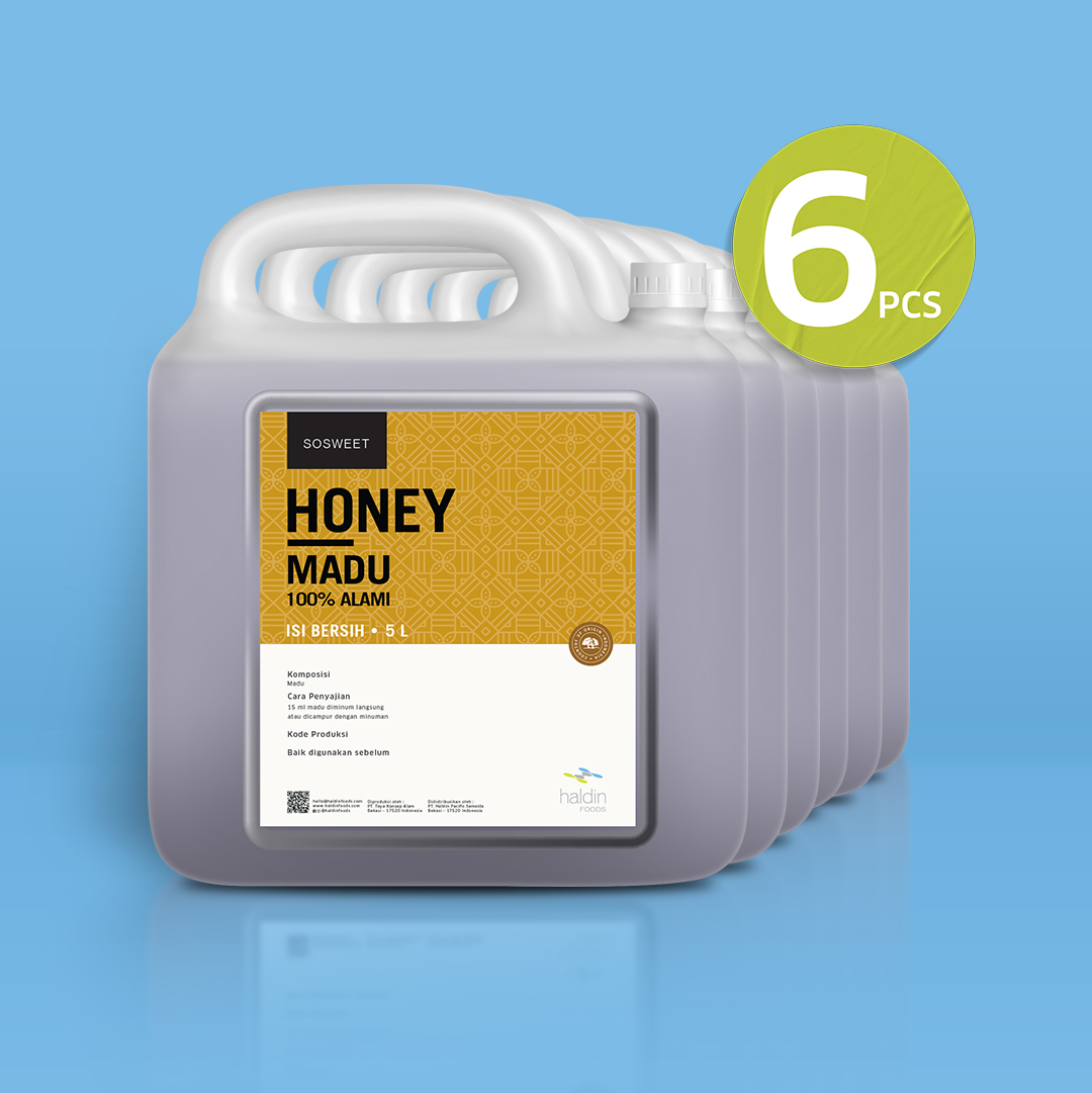 HONEY MULTIFLORAL LIQUID, 5 L (6 PCS)