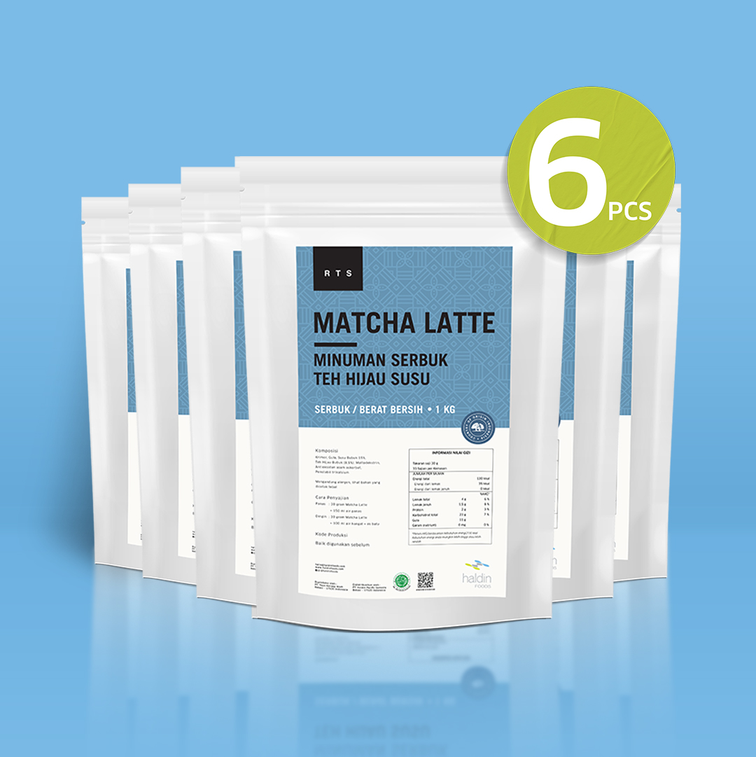 MATCHA LATTE POWDER, 1 KG (6 PCS)